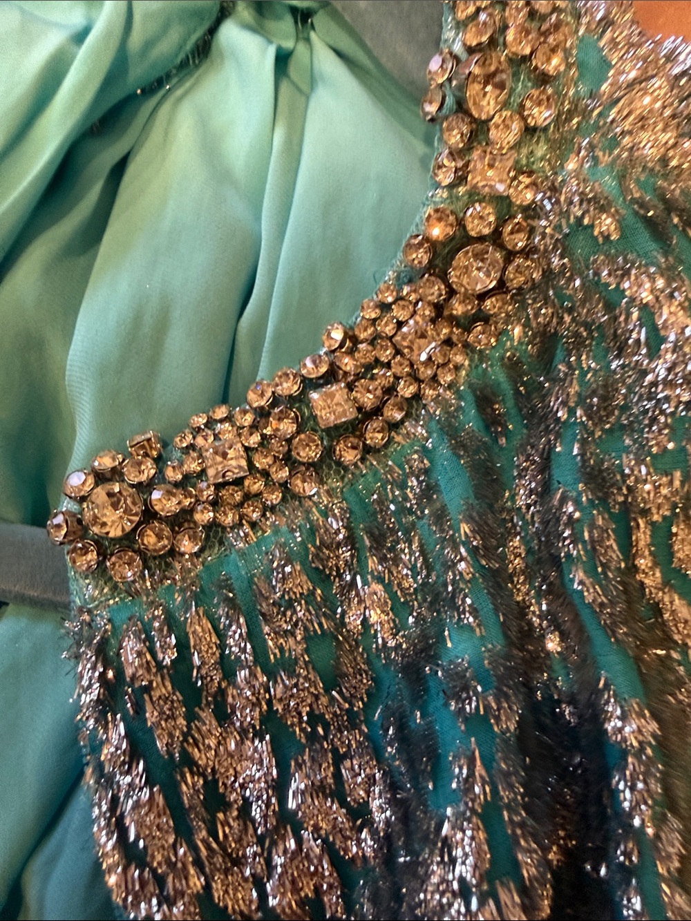 Rebecca Vallance Emerald Green Midi Dress - Picture 3 of 3
